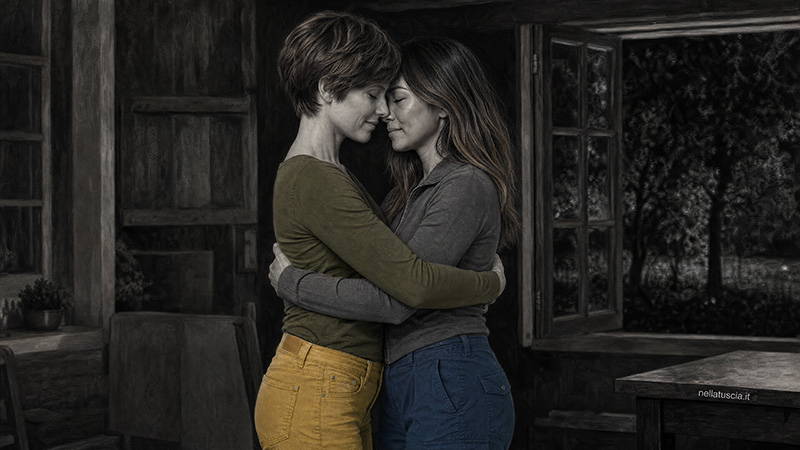 Freja assume il comando della scorta di Hana e le due sorelle si abbracciano.
